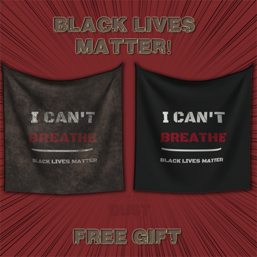 Second Life Marketplace BLM Wall Tapestry FREE GIFT